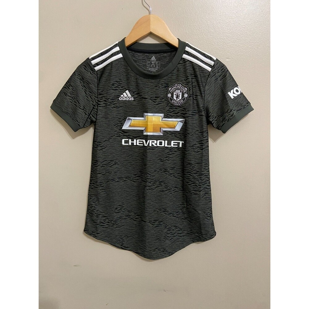 Adidas 2020 / 2021 Manchester United Away Soccer Jersey Women Size XS EE2398 NEW